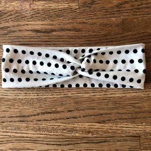 Green Polka Dot Christmas Headband Handmade NEW